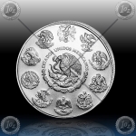 1oz MEHIKA "LIBERTAD - PIRAMIDA SONCA" BARVNI - No1